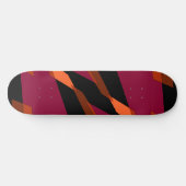 Skateboard Mazipoodles Abstraction Perspective Magenta Noir (Horz)