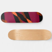 Skateboard Mazipoodles Abstraction Perspective Magenta Noir (Horz)