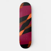 Skateboard Mazipoodles Abstraction Perspective Magenta Noir (Recto)