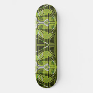 Skateboard MAzipoodles Diamond Eyes Collage Olive