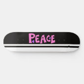 Skateboard MAZIPOODLES Paix Rose (Horz)