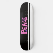 Skateboard MAZIPOODLES Paix Rose (Recto)
