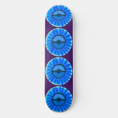 Skateboard Mazipoodles Sunflower Sunshine : Bleu 6 (Recto)