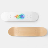 Skateboard Méduse arc-en-ciel (Horz)