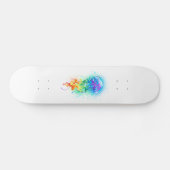 Skateboard Méduse arc-en-ciel (Horz)