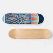 Skateboard méduse marine/plage/côtière (Horz)