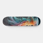 Skateboard méduse marine/plage/côtière (Horz)