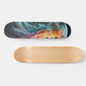 Skateboard méduse marine/plage/côtière (Horz)