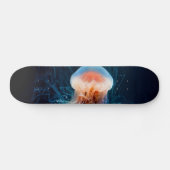 Skateboard Méduse sous l'eau - Luminosité foncée (Horz)