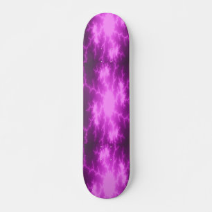 Skateboard Méga Planche à Roulettes Fractale Foudre