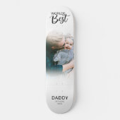 Skateboard Meilleur papa du monde | Photo (Recto)