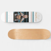 Skateboard Meilleur papa jamais Nous t'aimons (Horz)