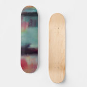 Skateboard Mélange abstrait coloré foncé (Recto)
