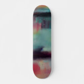 Skateboard Mélange abstrait coloré foncé (Devant)