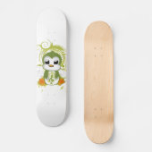 Skateboard Mélange pingouin vert fluffy effet musique note to (Recto)