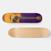 Skateboard Melodiosa guitarra acústica (Horz)