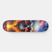 Skateboard Melting Skull (Horz)