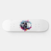 Skateboard Mème de crâne (Horz)