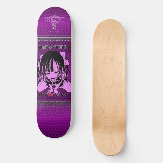 Skateboard Menhera Purple (Recto)