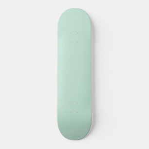 Skateboard menthe de mer vert minimaliste élégant uni