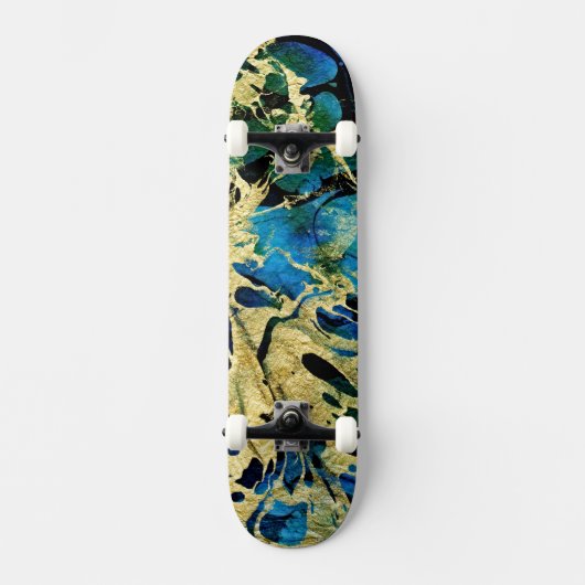 Skateboard Mer d'or (Recto)