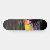 Skateboard Mer du coucher du soleil (Horz)