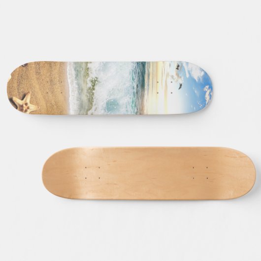 SKATEBOARD MER ET SABLE (Horz)