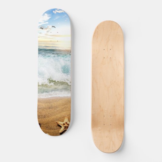 SKATEBOARD MER ET SABLE (Recto)