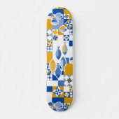 Skateboard Mer et tuiles (Devant)