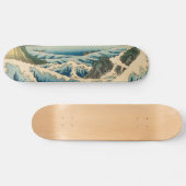 Skateboard Mer japonaise de Satta Hiroshige Art (Horz)