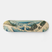 Skateboard Mer japonaise de Satta Hiroshige Art (Horz)