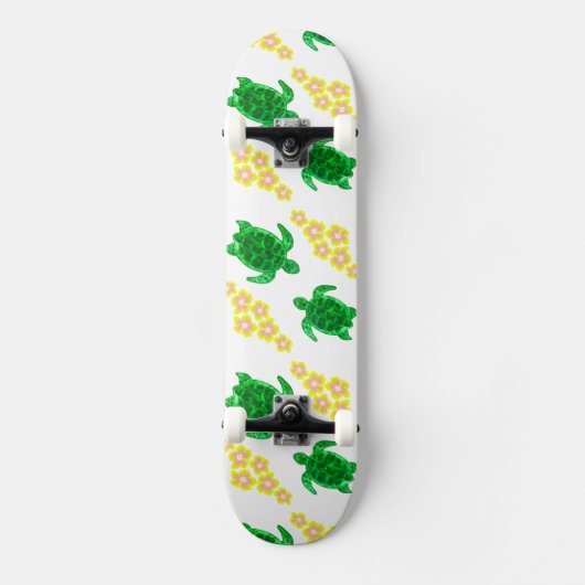 Skateboard Mer verte Turltes (Recto)