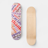 Skateboard Merci Word cloud (Recto)