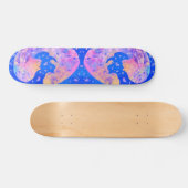 Skateboard Mère et bébé - Amour - Art (Horz)