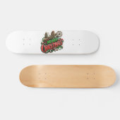 Skateboard Merry Christmas steampunk (Horz)