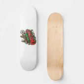 Skateboard Merry Christmas steampunk (Recto)