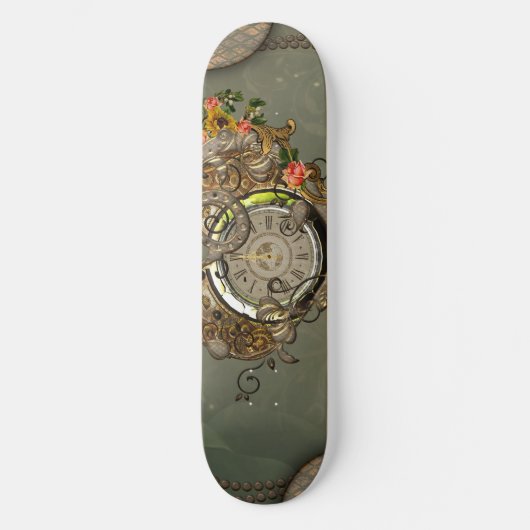 Skateboard Merveilleuse horloge vapeur (Recto)