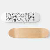 Skateboard Message binaire Arecibo 1974 (Horz)