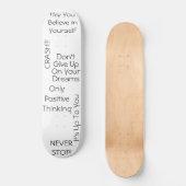 Skateboard Messages positifs (Recto)