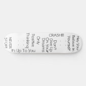 Skateboard Messages positifs (Horz)