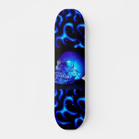 Skateboard met blauw (Voorkant)