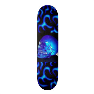 Skateboard met blauw