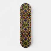 Skateboard met Brazilië Kleuren Design (Voorkant)