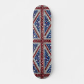 Skateboard met Britse kleuren Design (Voorkant)