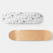 Skateboard met dinosauriërs. (Horizontaal)