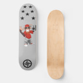 Skateboard met een creatieve en mooie aap (Voorkant)