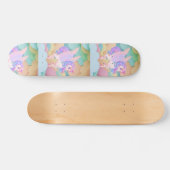 Skateboard met eenhoorns (Horizontaal)