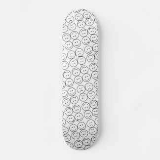 Skateboard met emoji.