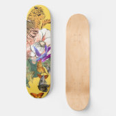 SKATEBOARD MET JAPANESE TIGER EN STROOM (Voorkant)