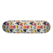 Skateboard met katten